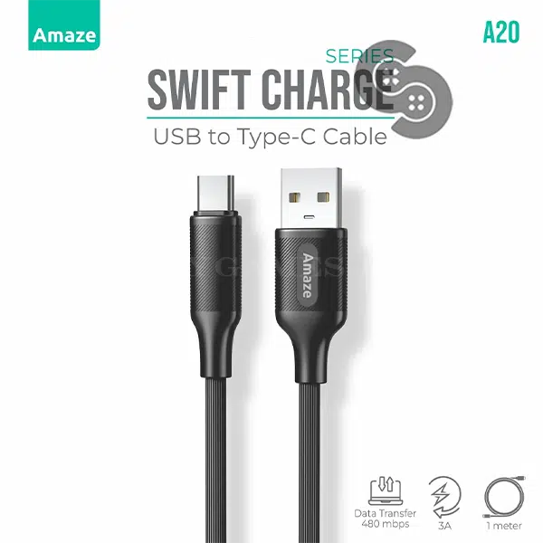 f19bf603-c549-4feb-8638-12f43dcd8818 USB to Type C Cable 3A 1m